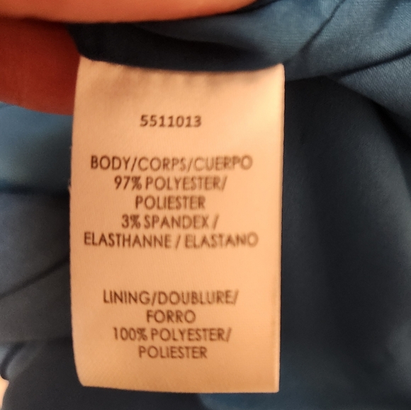 Kay Unger Teal Dress Plus SZ 14 - Picture 6 of 13